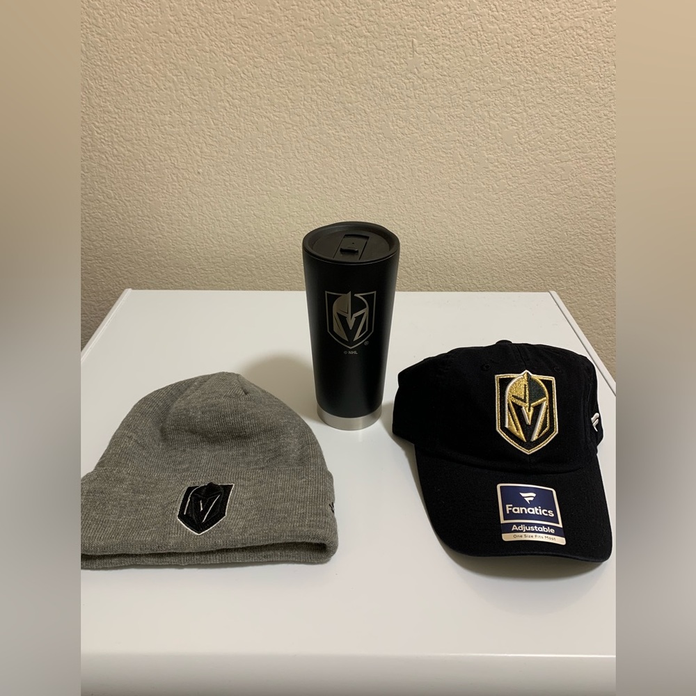 Golden Knights, bundle, beanie, hat, coffee mug